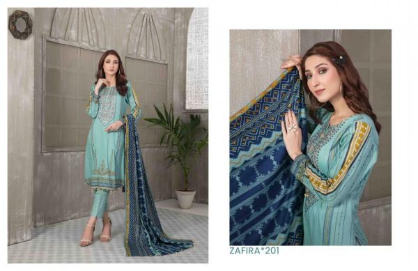 Zafira Vol 2 Heavy Lawn Karachi Cotton Dress Material Collection